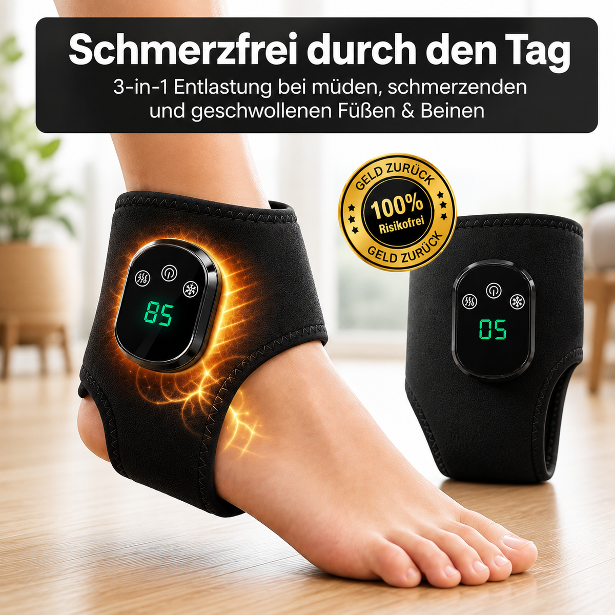 3-in-1  Fuß Massage